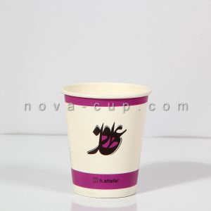 نمونه کار لیوان کاغذی عطافر