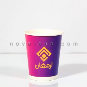 نمونه کار لیوان کاغذی ارمغان