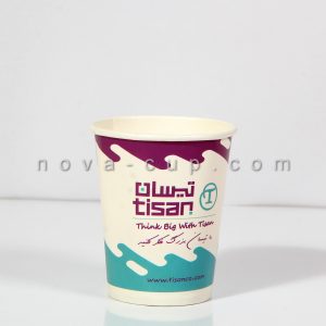 نمونه کار لیوان کاغذی تیسان